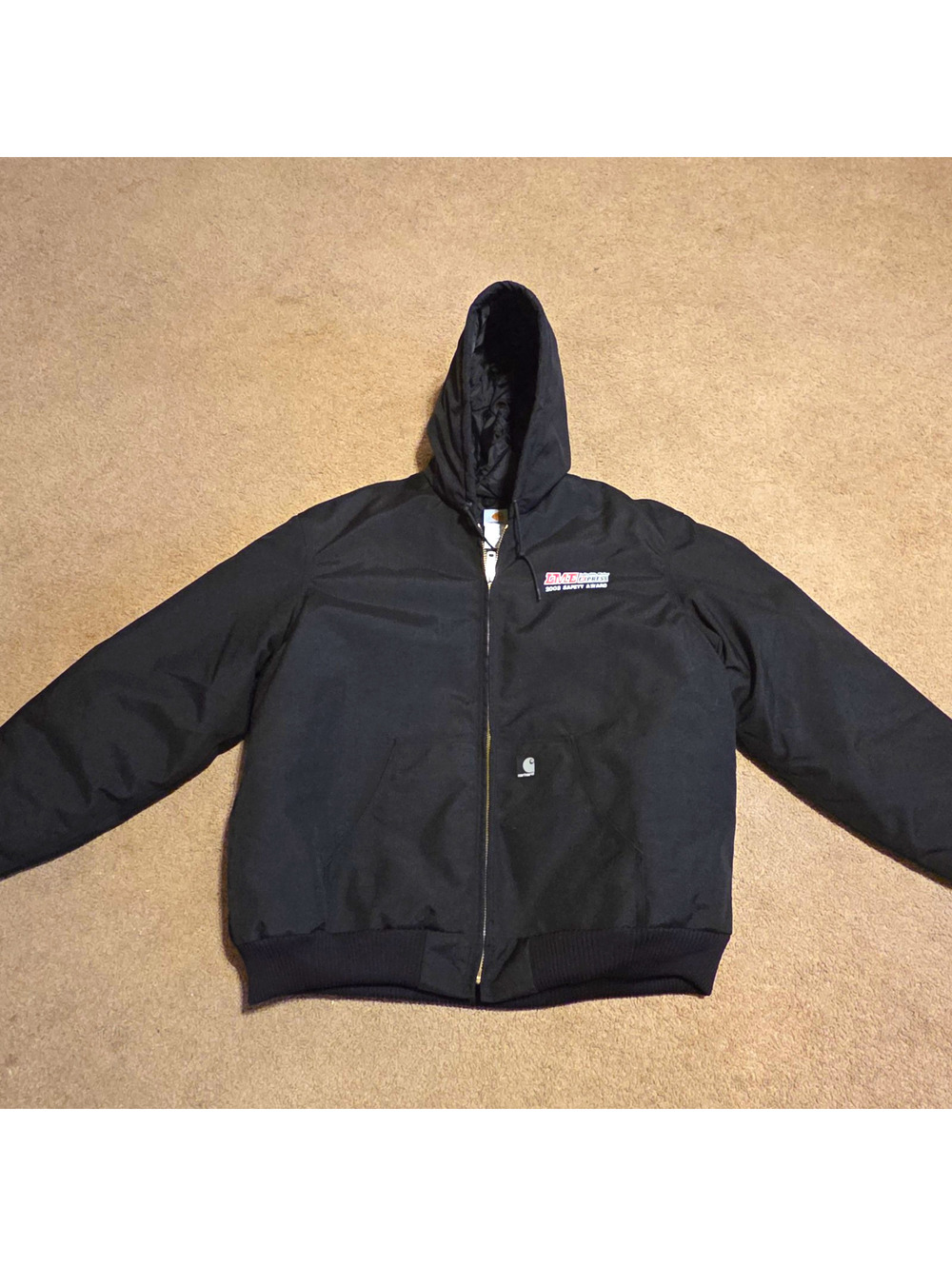 Carhartt J133 BLK Yukon Extremes Active Jacket 2XL Tall LME Safety Award 2003